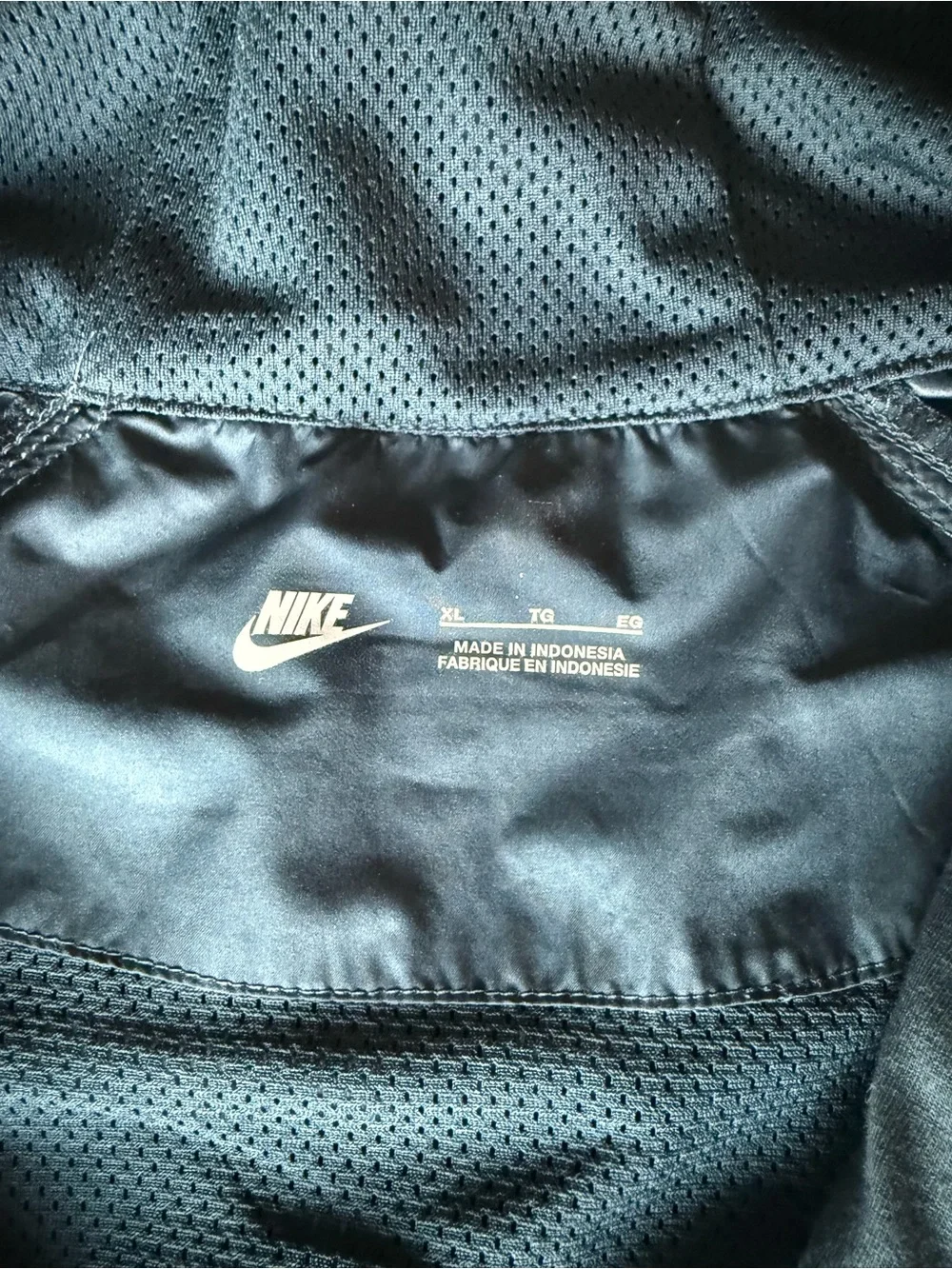 Nike Kids' Blue Colorblock Windbreaker Jacket